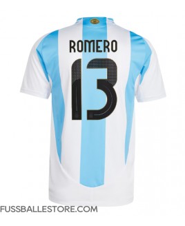 Günstige Argentinien Cristian Romero #13 Heimtrikot Copa America 2024 Kurzarm